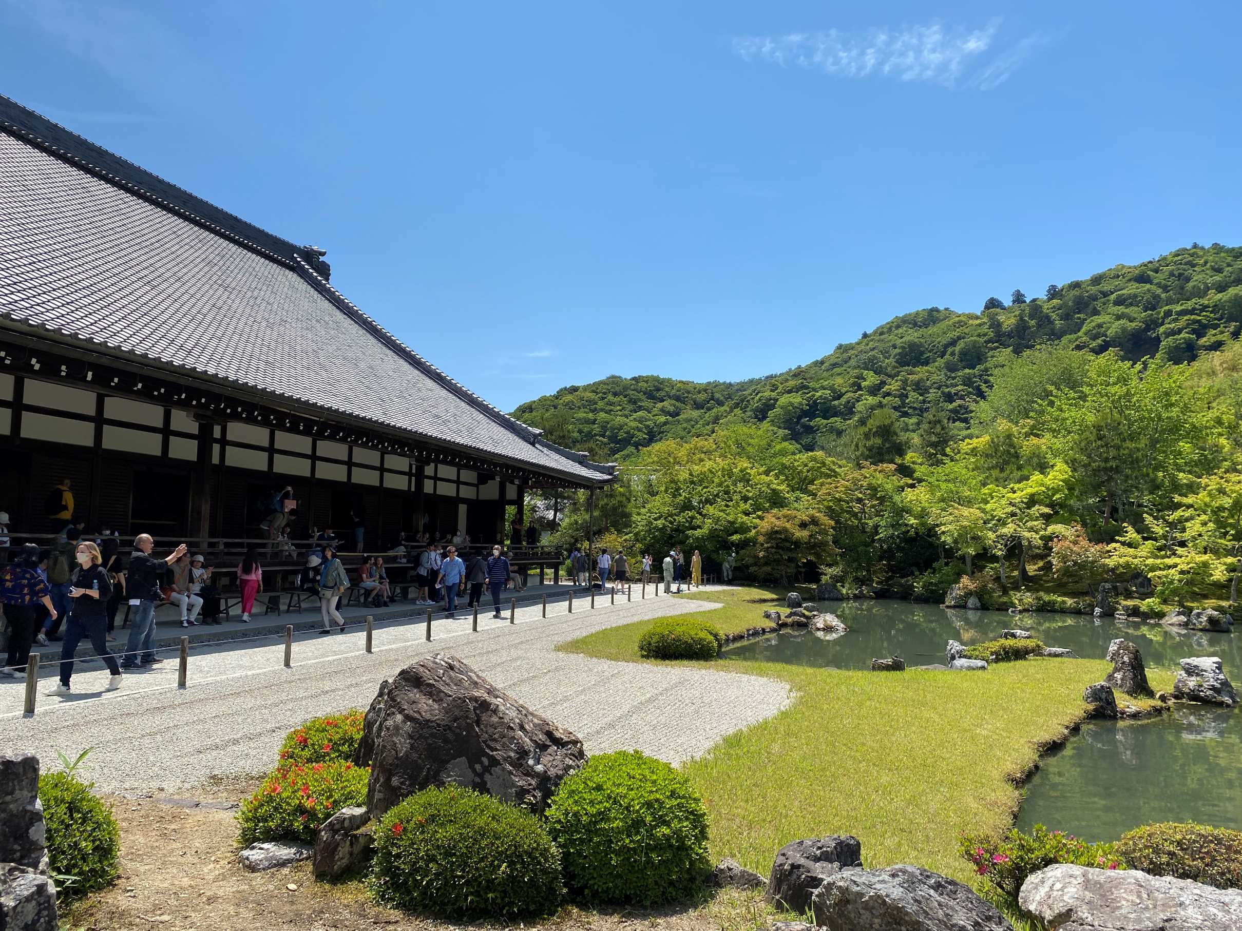 Inside Tenryuji Garden