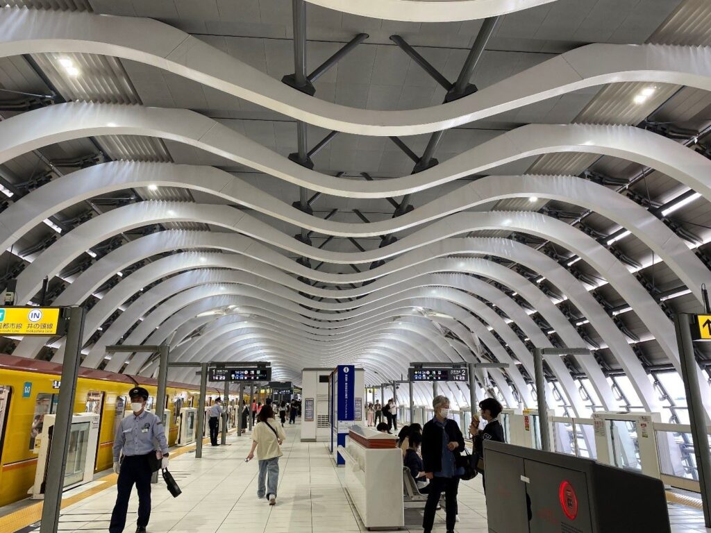 Inside Shibuya Station