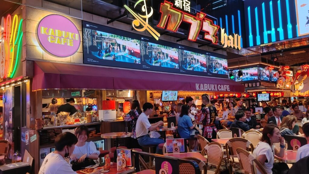 Inside Kabuki-Yokocho food hall