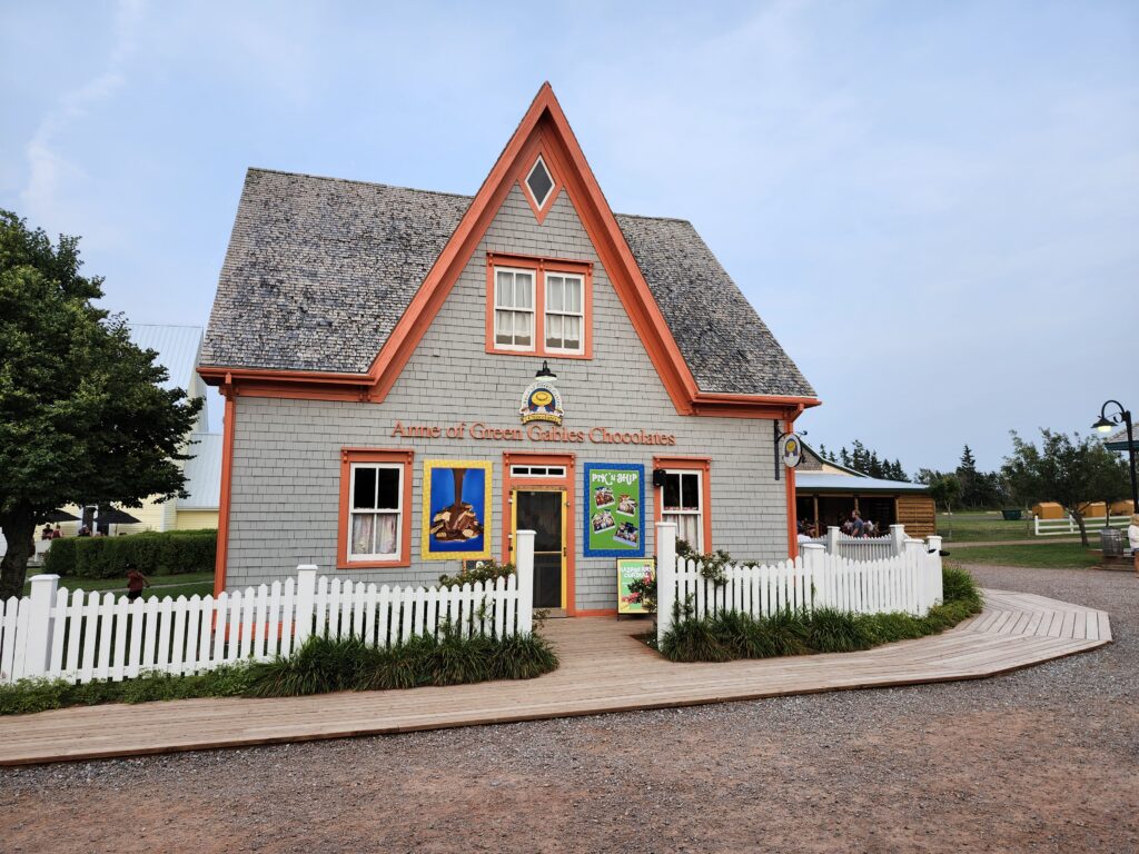 - Anne of Green Gables Chocolates shop at Avonlea Village, Cavendish, PEI