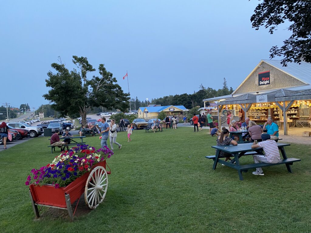 Scenery of Cavendish Boardwalk at the evening