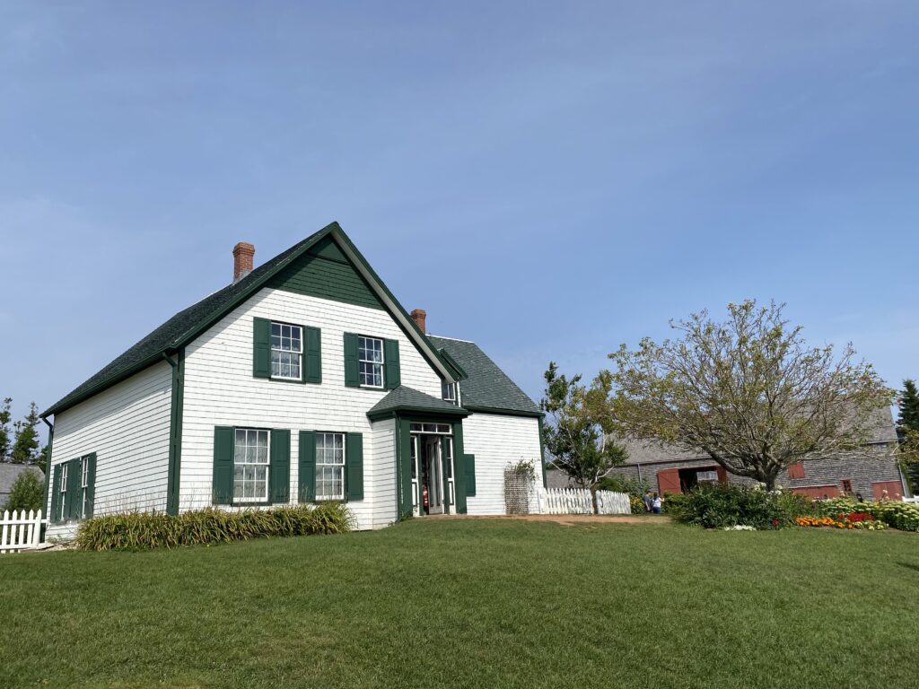 Green Gables House, a representation of where Anne and her adopted parents live