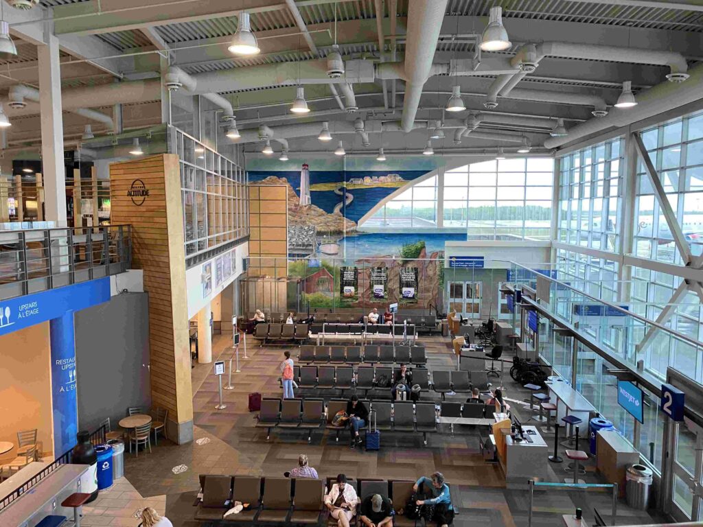 Romeo LeBlanc airport at Moncton